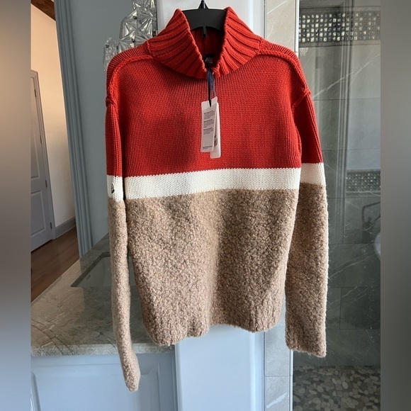 Moncler Colorblock Wool Blend Sweater - Picture 8 of 13